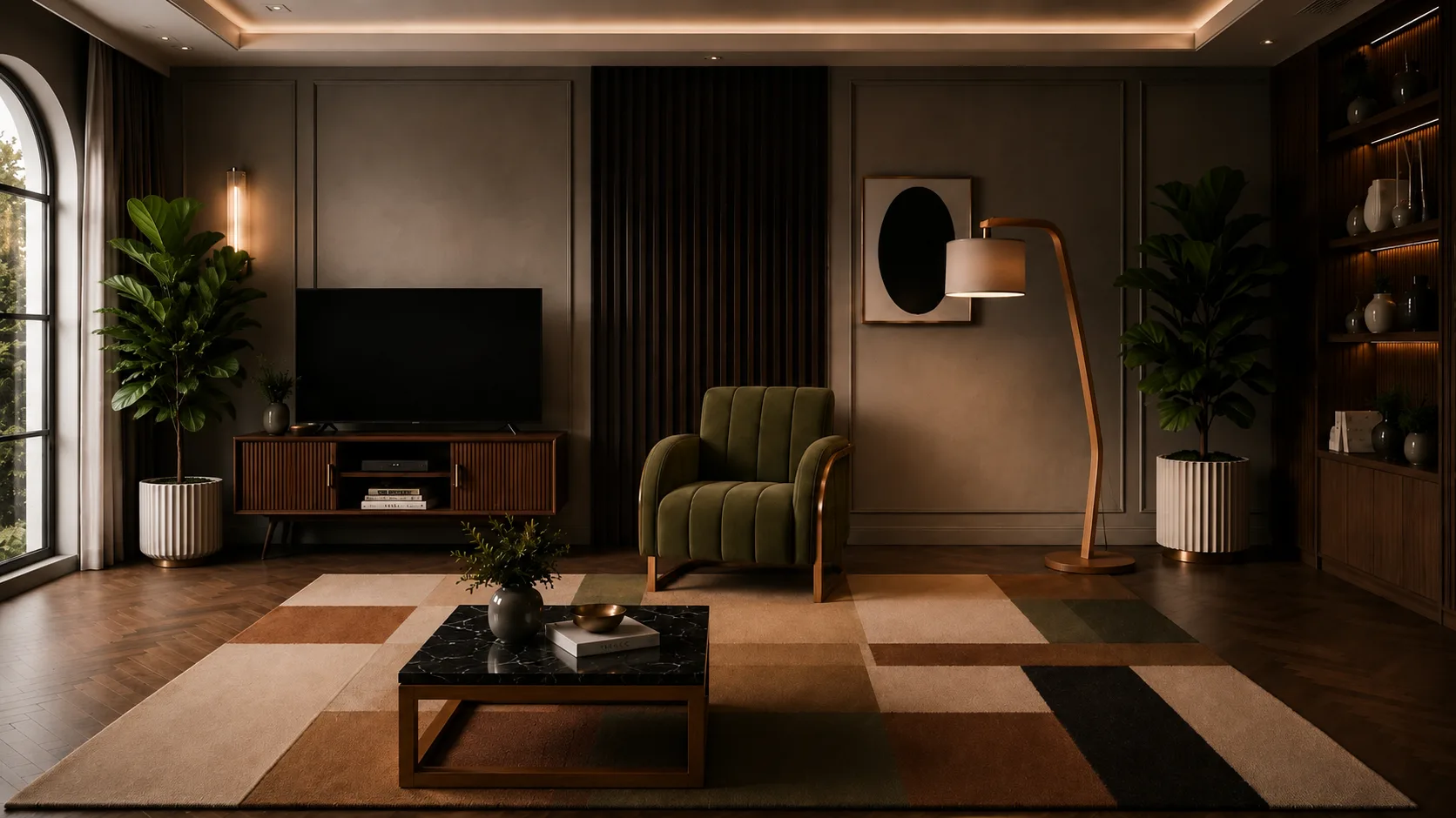 Updated room render with the requested edits applied