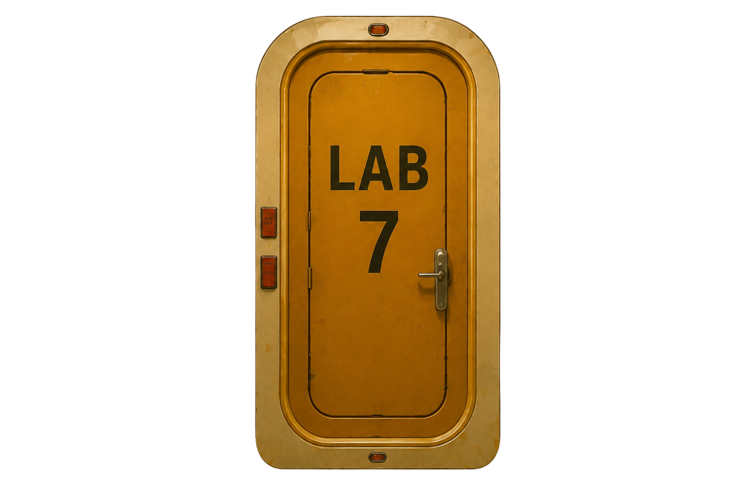 LAB 7 door asset generated by Kaedim